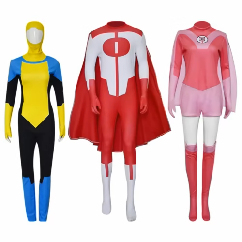 Anime Invincible Mark Grayson Cosplay Costume – Men's Superhero Outfit for Halloween and Carnival